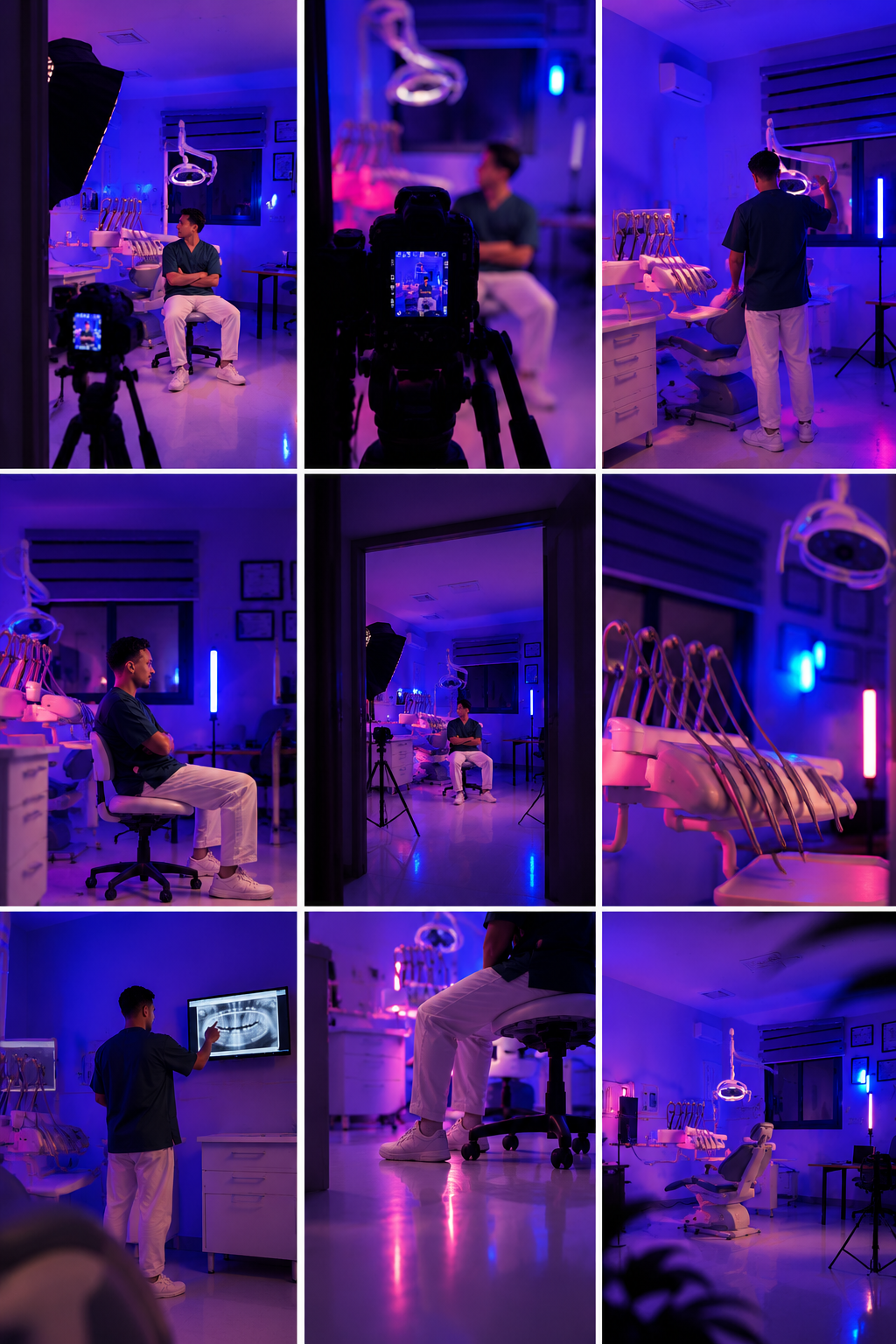 Centre Dentaire Assafaa dental clinic campaign contact sheet